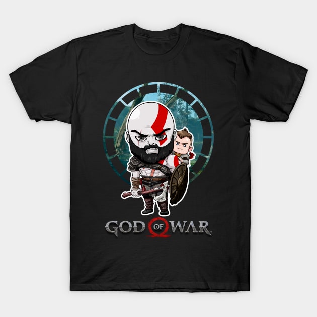 CHIBI God of War T-Shirt by Carla S.D.